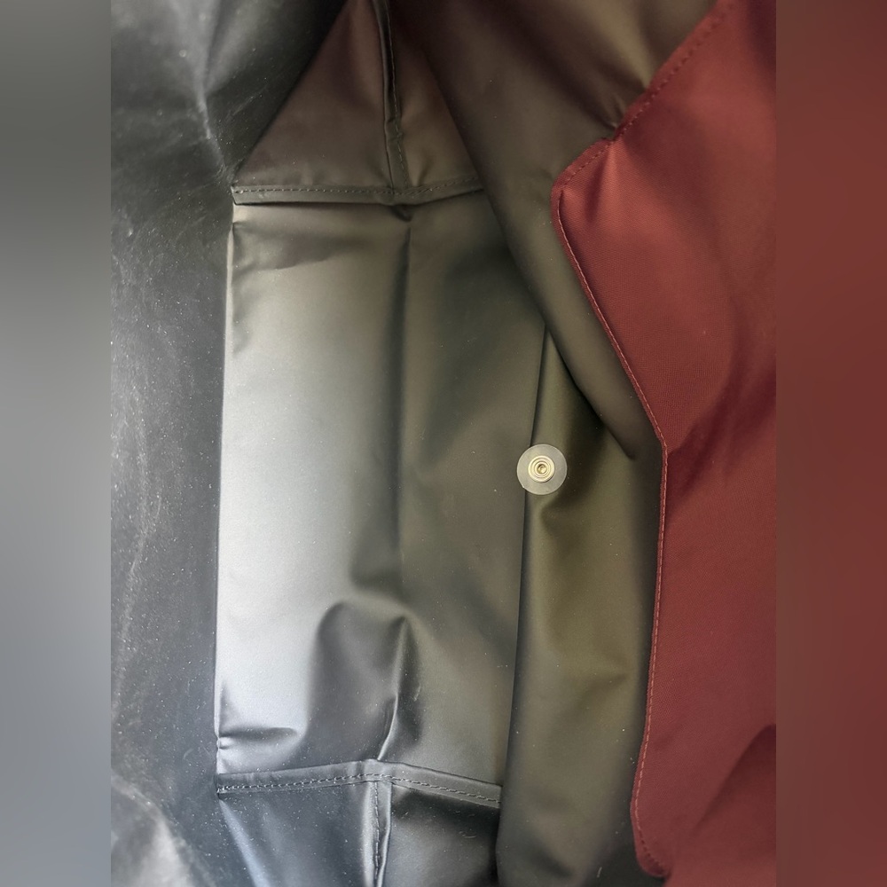 Longchamp Le Pliage Green Tote Large - Burgundy - Picture 13 of 16